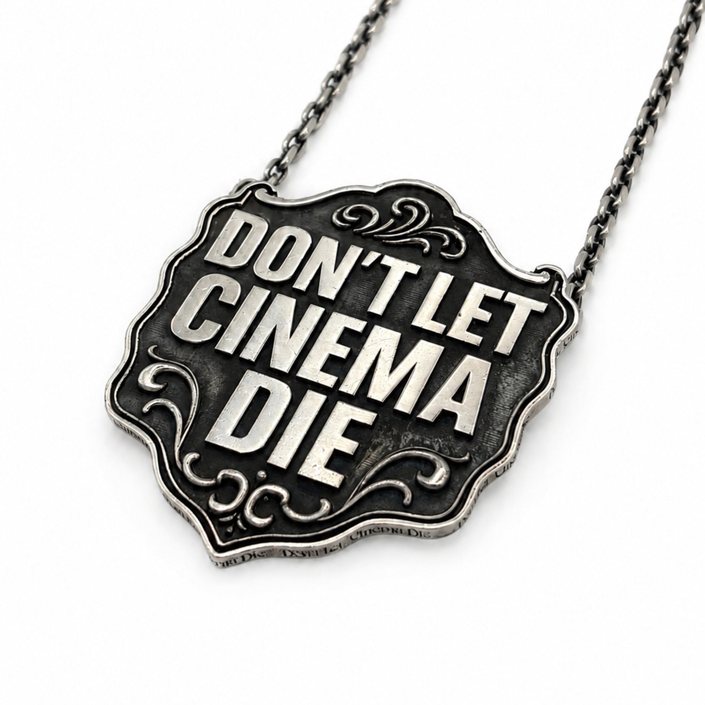 DON’T LET CINEMA DIE Shield No. 01 (.925 Silver)