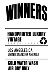 Winners Handprinted Luxury Vintage Los Angeles , CA USA Cold Water Wash Air Dry Only 